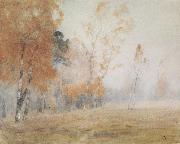 Fog Autumn Levitan, Isaak